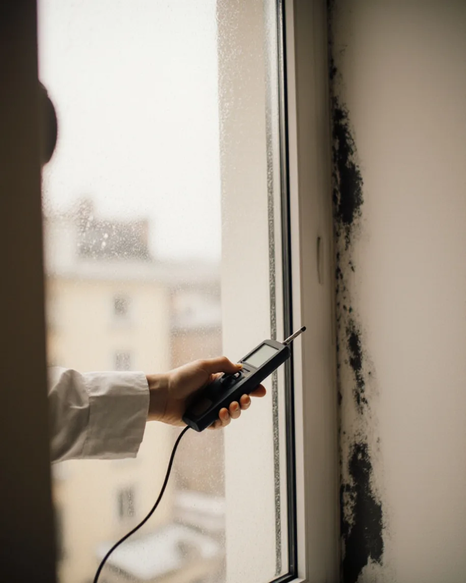 Property inspection and moisture investigation